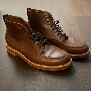 J. Crew Keaton Leather Pacer Boots, size 10.5